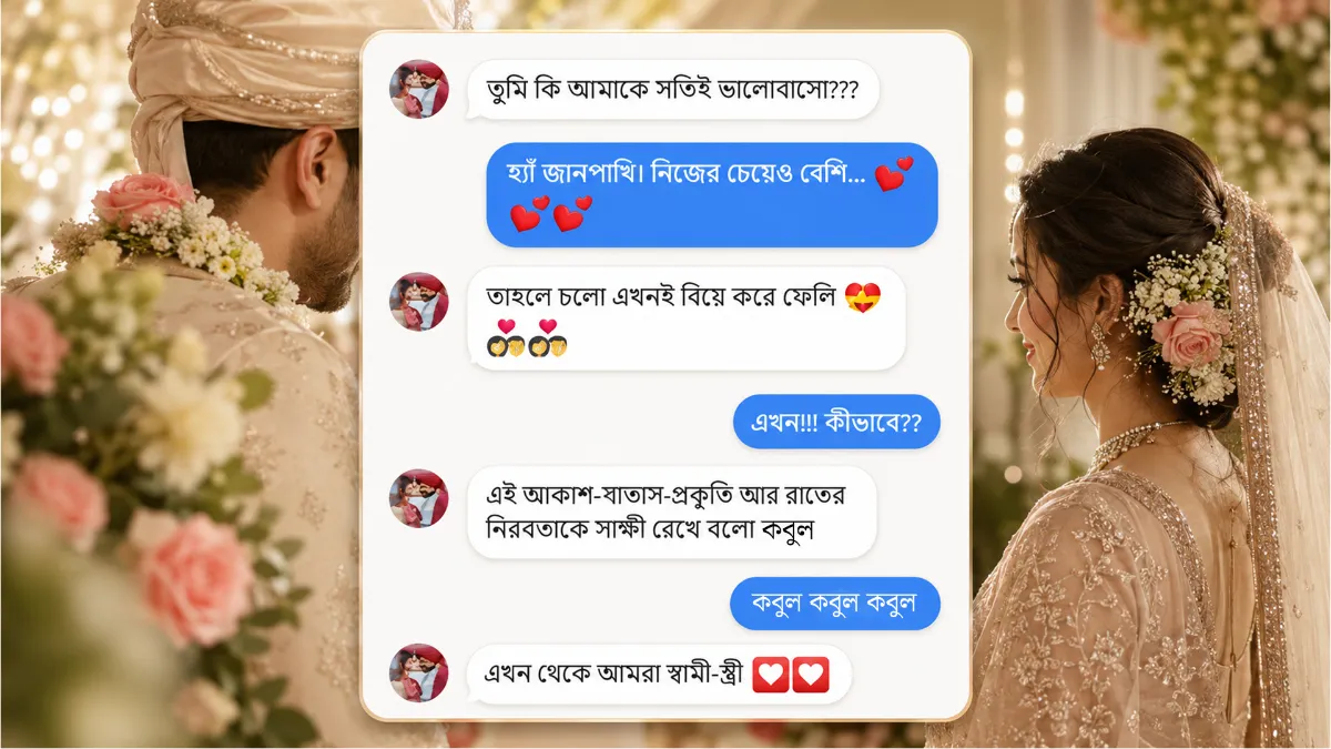 মেসেজে কবুল বললে কী বিয়ে হয়ে যাবে, জেনে নিন ইসলামের বিধান